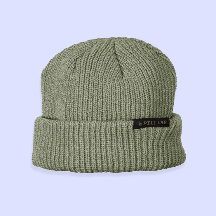 Fisherman Beanie Gray - PILLLAR Skateboards