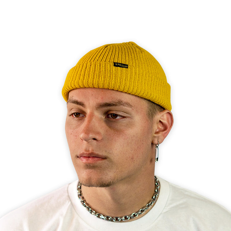 Fisherman Beanie Gold - PILLLAR Skateboards