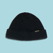 Fisherman Beanie Black - PILLLAR Skateboards