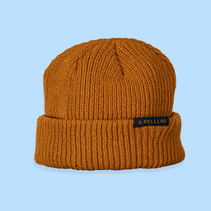 Fisherman Beanie Coffee - PILLLAR Skateboards