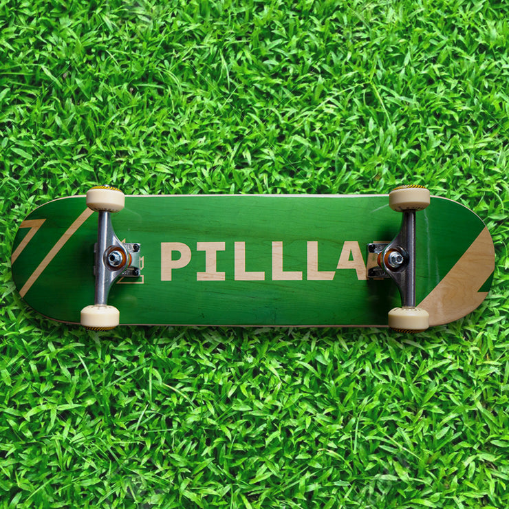 PILLLAR Logo Green - PILLLAR Skateboards