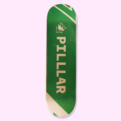 PILLLAR Logo Green - PILLLAR Skateboards