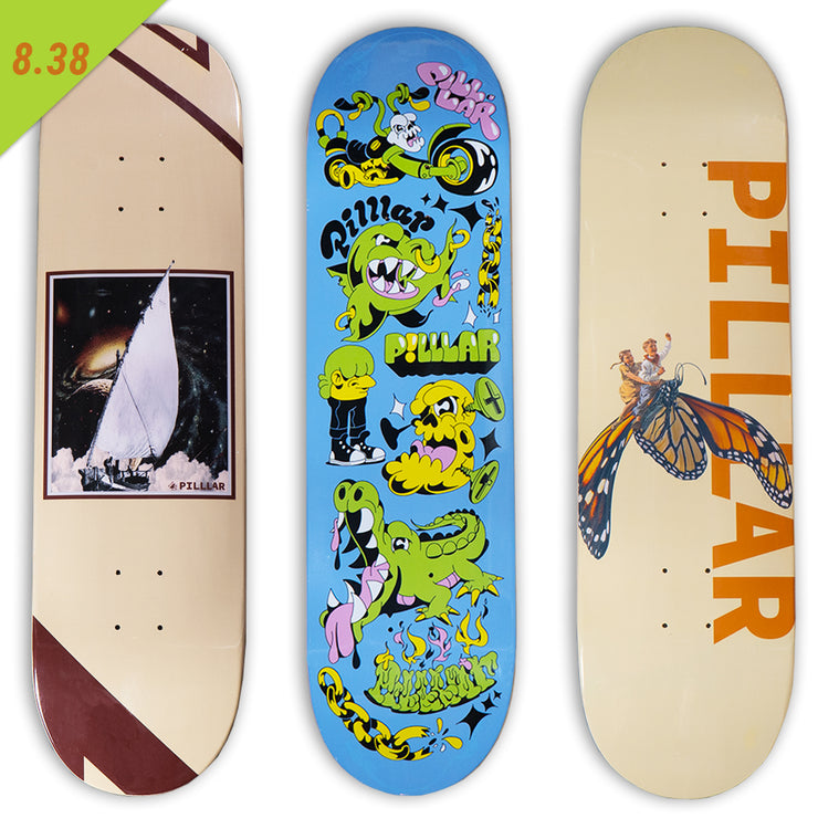 8.38 PILLLAR Bundle - PILLLAR Skateboards